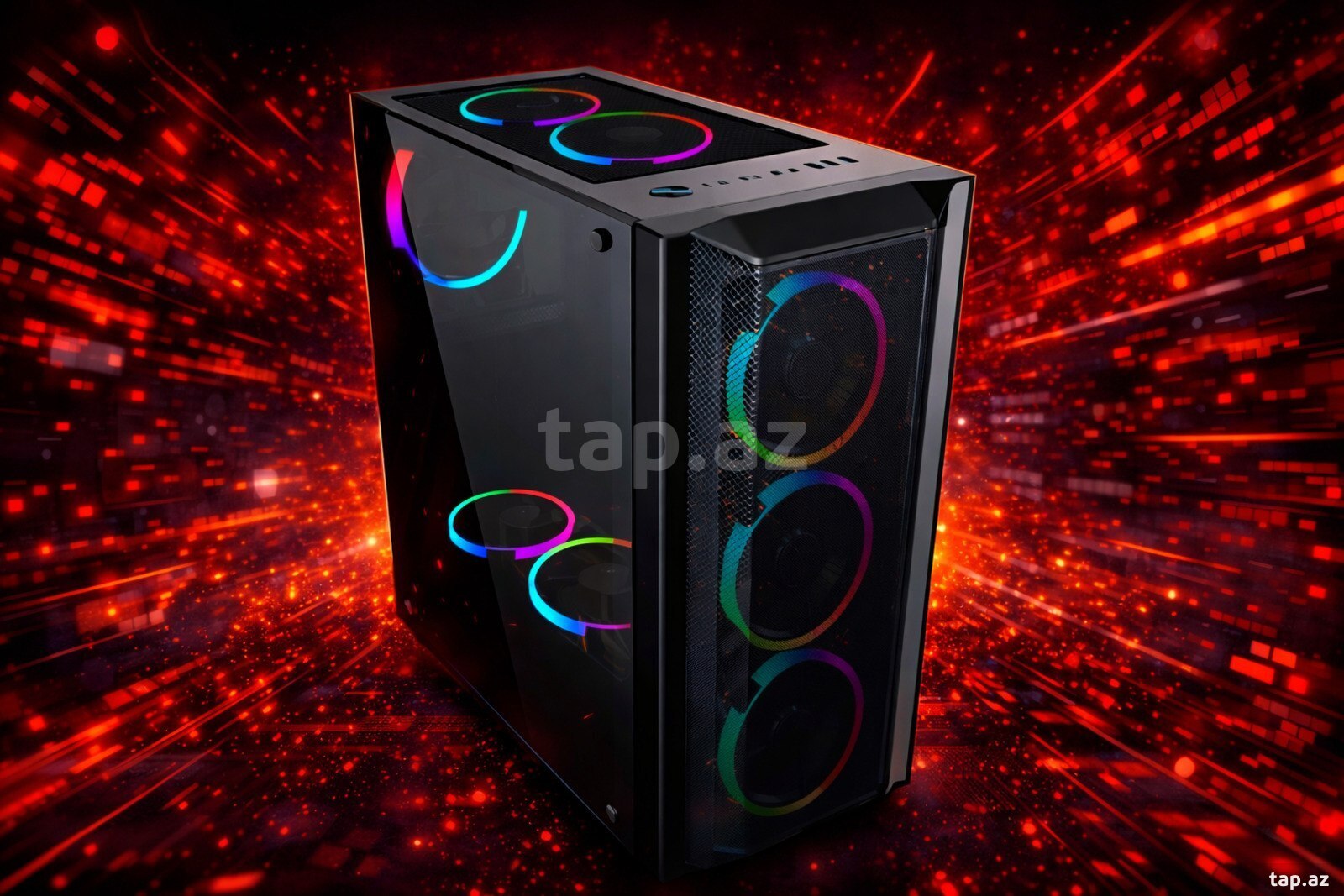 Gaming Case "SATE K381 — 8 FAN RGB"