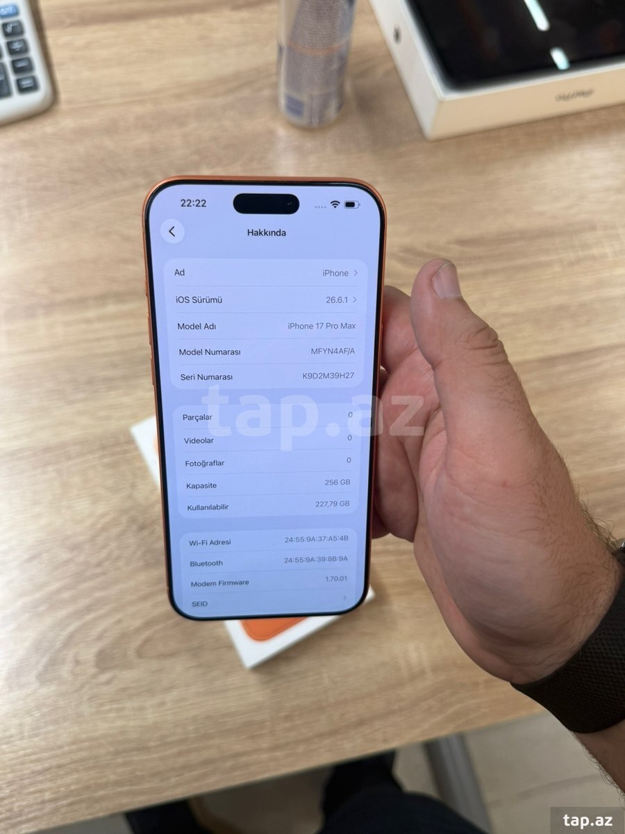 Apple iPhone 17 Pro Max Cosmic Orange 256GB/12GB