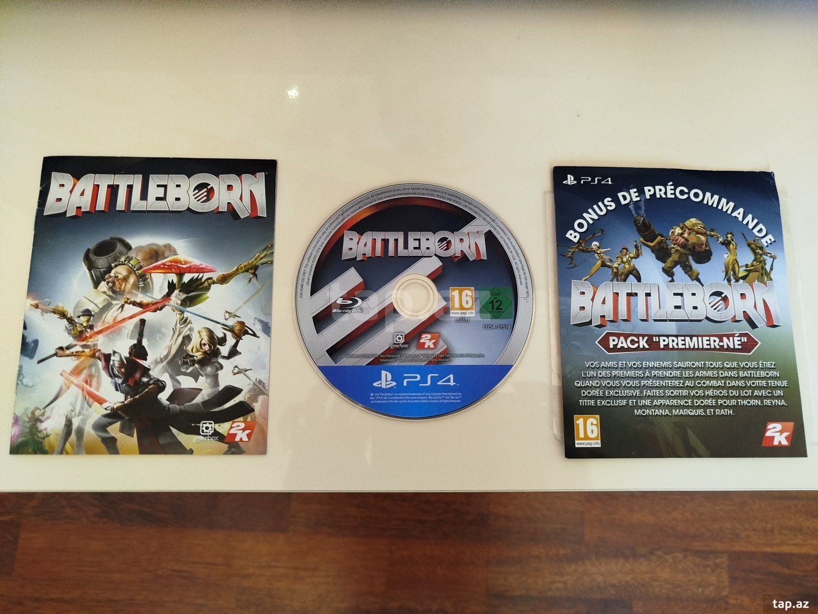 PS4 üçün Battleborn oyun diski