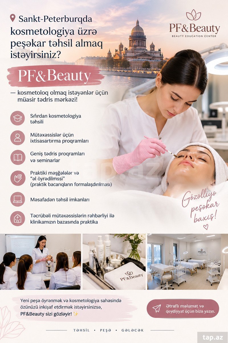 Sankt-Peterburq kosmetologiya təhsili