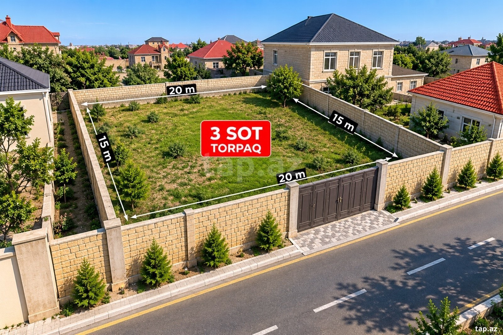 Torpaq satılır, Bakı