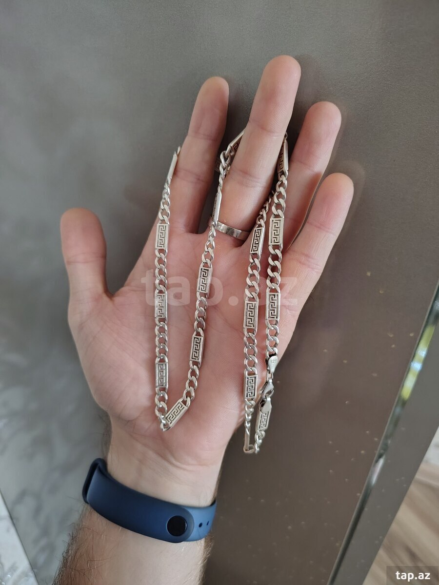 Gümüş boyunbağı əyyar 925