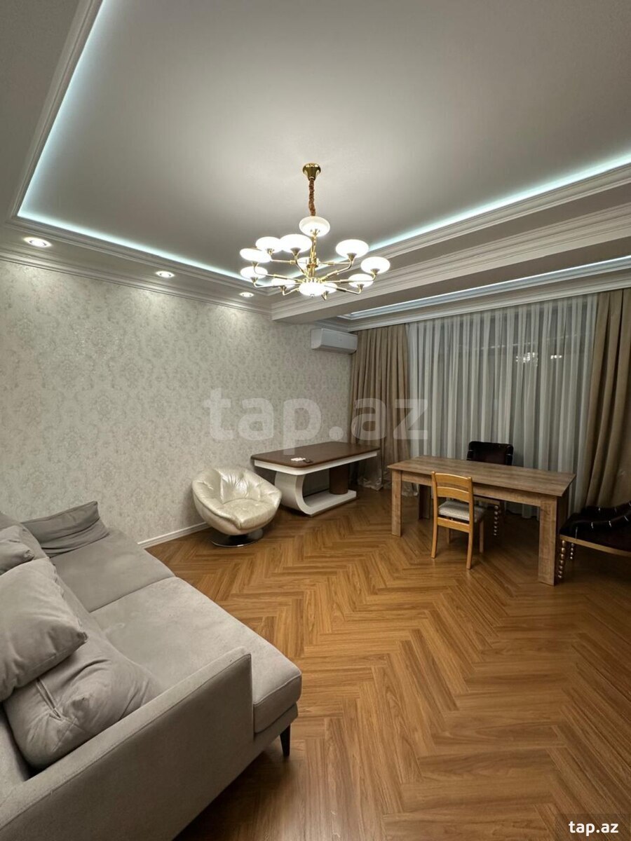 3-otaqlı yeni tikili kirayə verilir, N.Nərimanov m., 110 m²