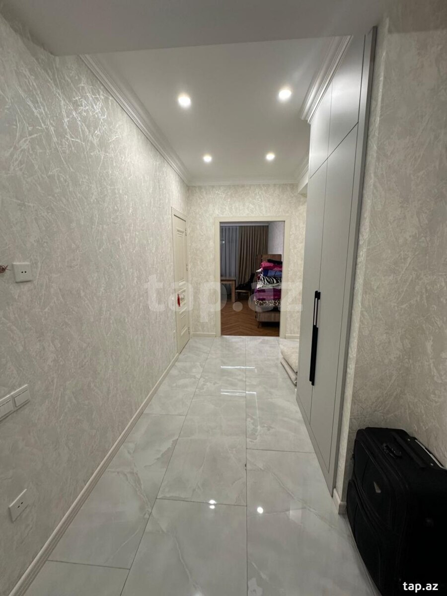 3-otaqlı yeni tikili kirayə verilir, N.Nərimanov m., 110 m²