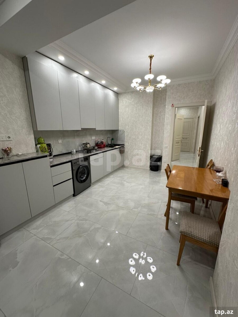 3-otaqlı yeni tikili kirayə verilir, N.Nərimanov m., 110 m²