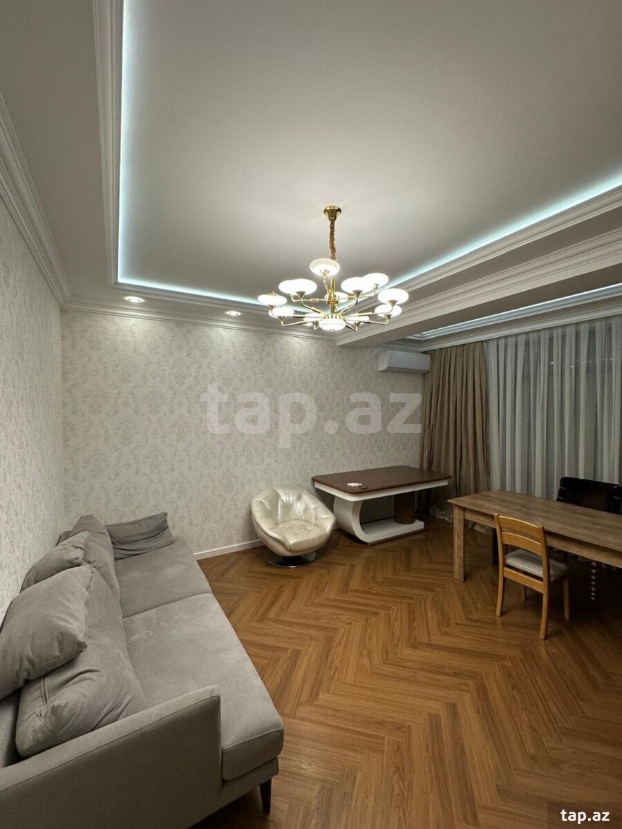3-otaqlı yeni tikili kirayə verilir, N.Nərimanov m., 110 m²