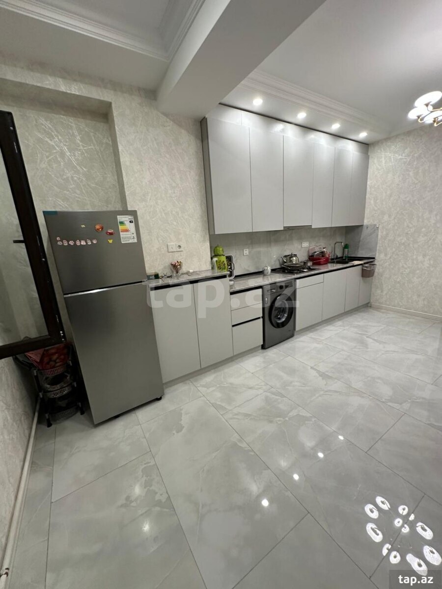3-otaqlı yeni tikili kirayə verilir, N.Nərimanov m., 110 m²