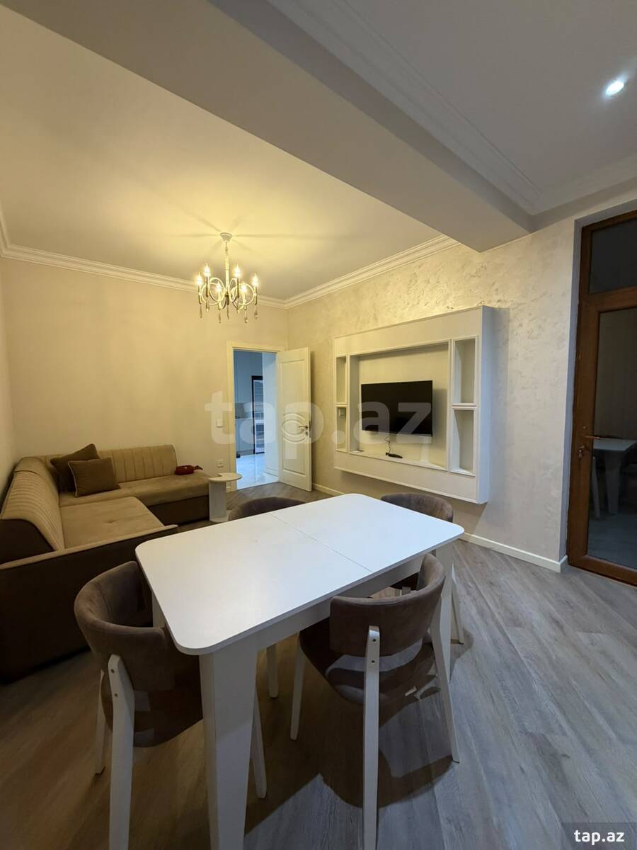 2-otaqlı yeni tikili kirayə verilir, N.Nərimanov r., 60 m²