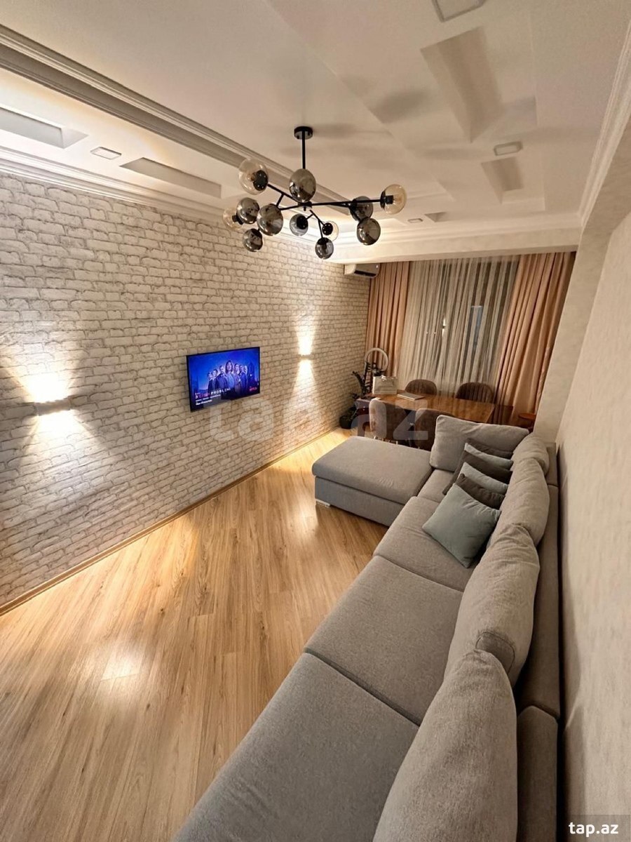 2-otaqlı yeni tikili, Yasamal r., 101 m²