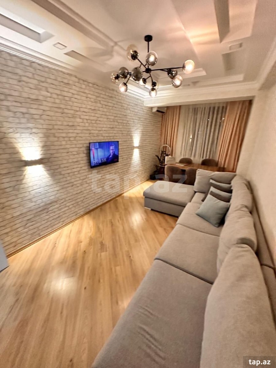 2-otaqlı yeni tikili, Yasamal r., 101 m²