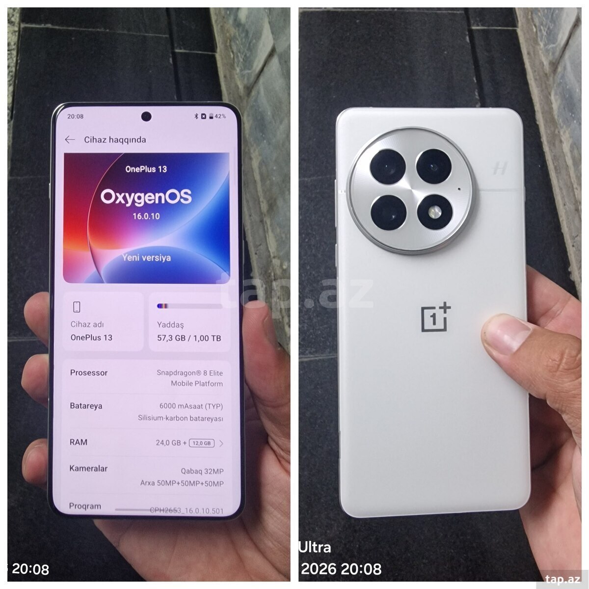 OnePlus 13 White 1TB/24GB