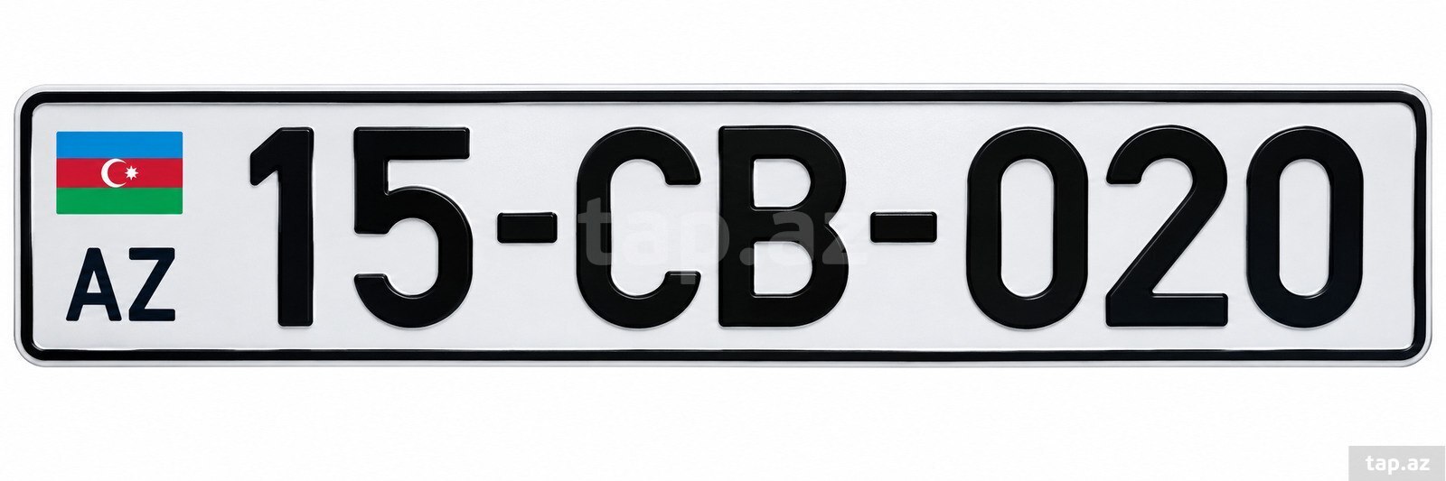 Avtomobil qeydiyyat nişanı - 15-CB-020
