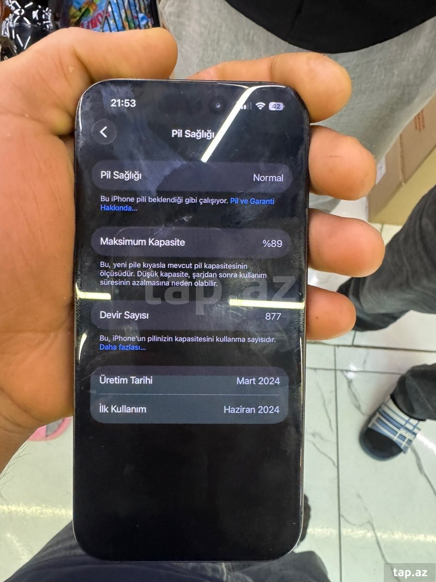 Apple iPhone 15 Pro Blue Titanium 256GB/8GB