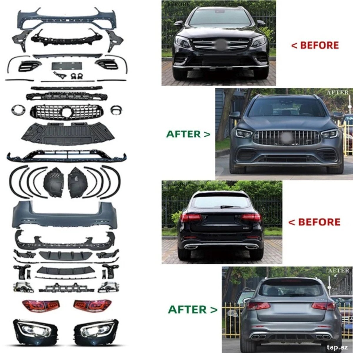 Mercedes w253 Glc63 body kit