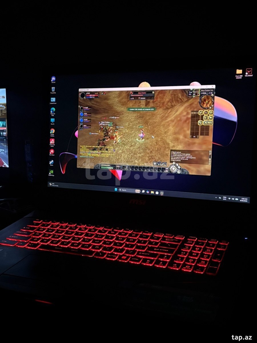 Noutbuk MSİ Gaming
