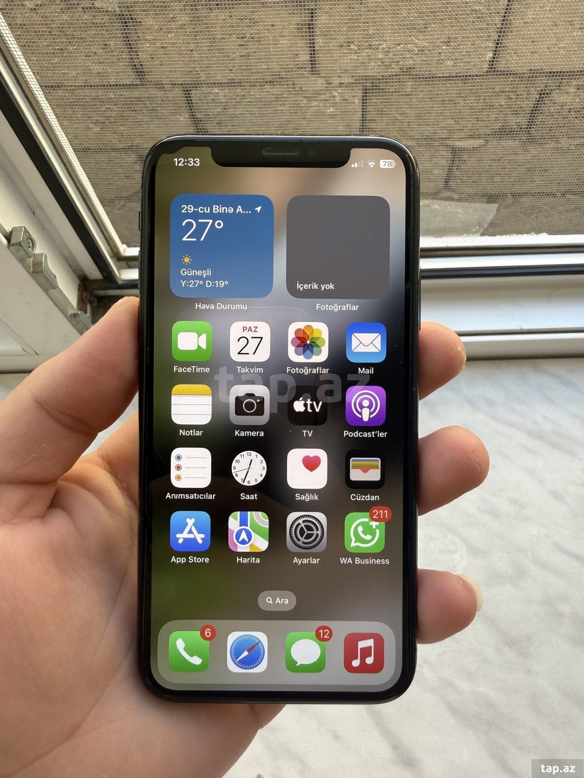 Apple iPhone X Space Gray 64GB/3GB