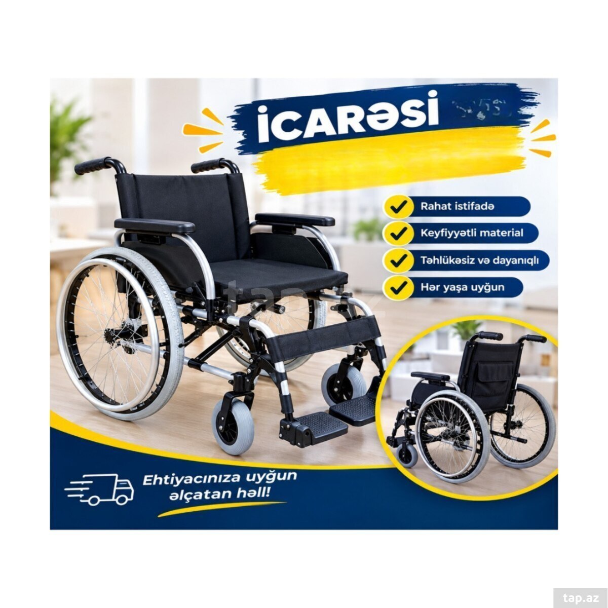 Əlil arabası icarəsi