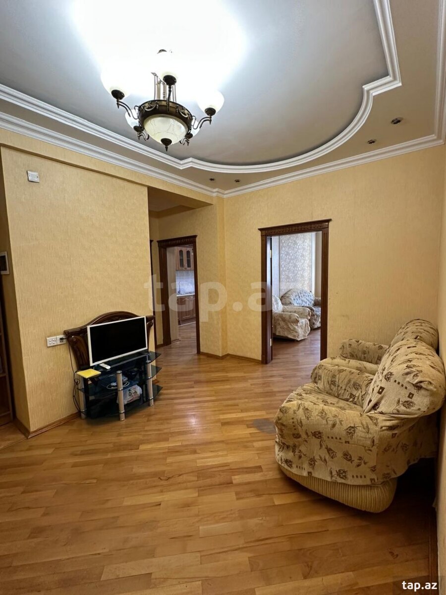 3-otaqlı yeni tikili kirayə verilir, N.Nərimanov m., 135 m²