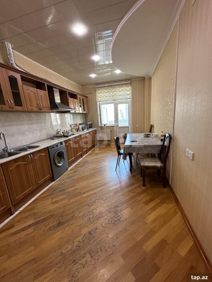3-otaqlı yeni tikili kirayə verilir, N.Nərimanov m., 135 m²