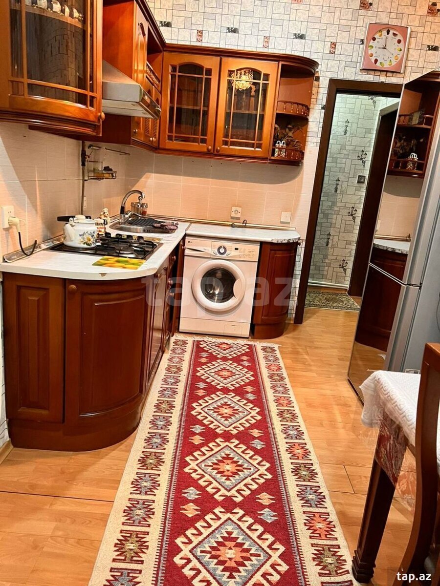 2-otaqlı mənzil kirayə verilir, Nərimanov r., 43 m²