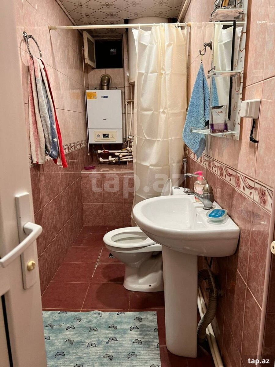 2-otaqlı mənzil kirayə verilir, Nərimanov r., 43 m²