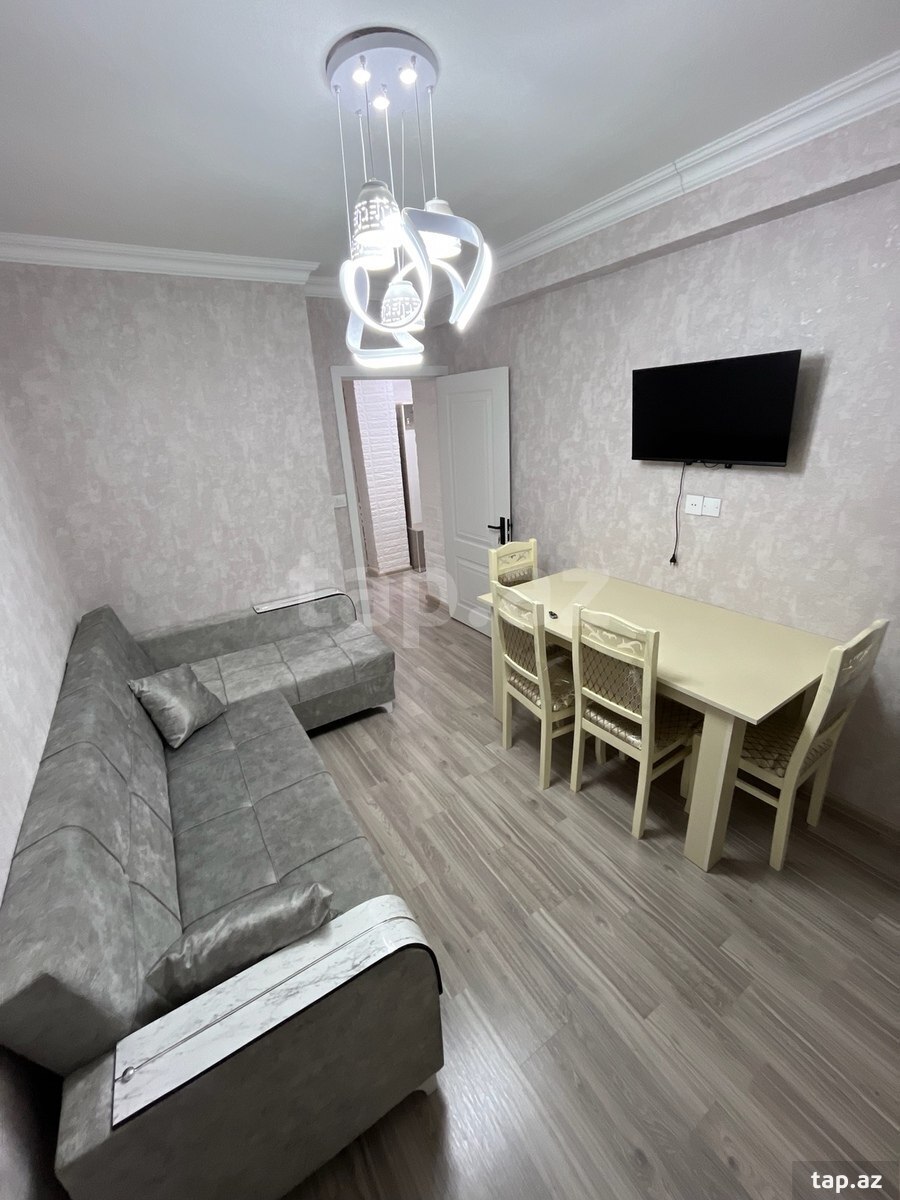 2-otaqlı yeni tikili kirayə verilir, Xırdalan ş., 45 m²