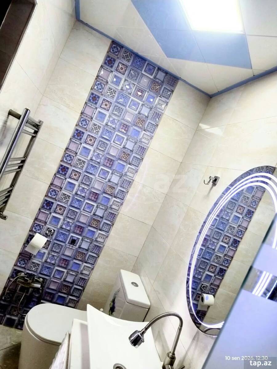 3-otaqlı yeni tikili, N.Nərimanov r., 75 m²