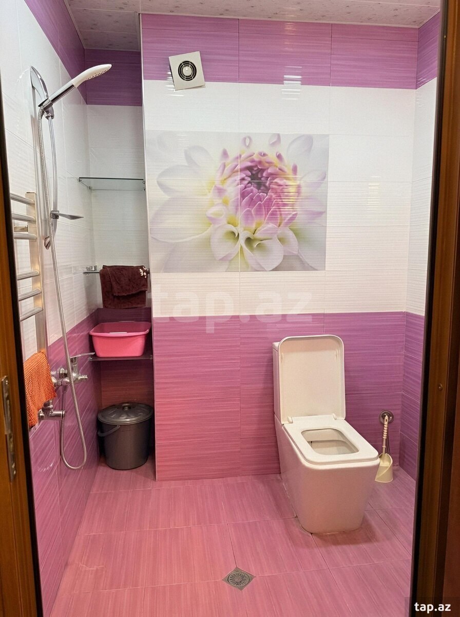 2-otaqlı yeni tikili kirayə verilir, Nəsimi m., 80 m²
