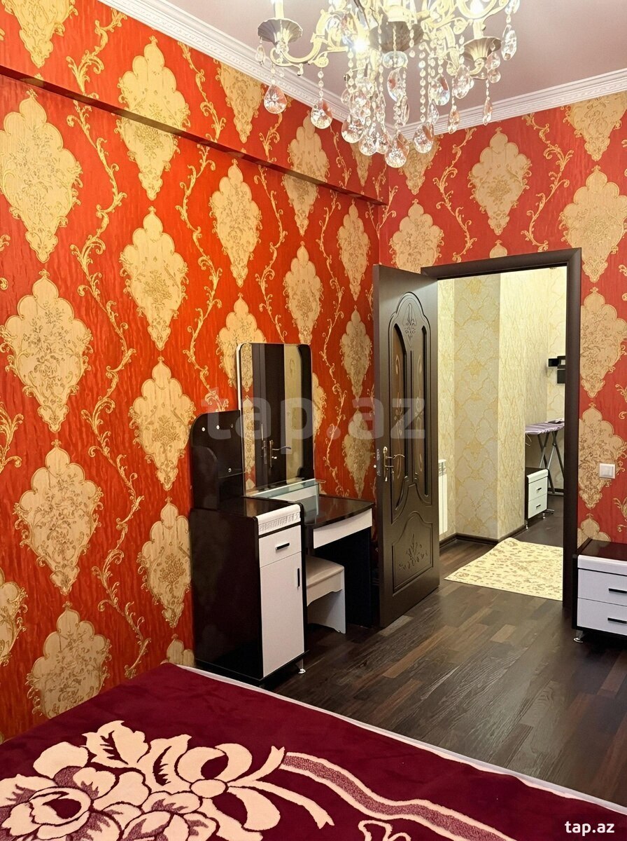 2-otaqlı yeni tikili kirayə verilir, Nəsimi m., 80 m²