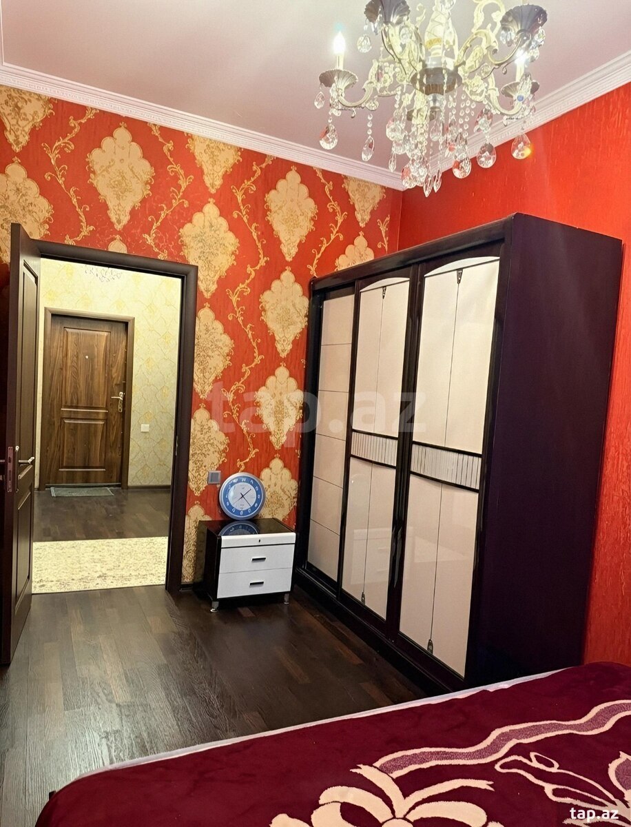 2-otaqlı yeni tikili kirayə verilir, Nəsimi m., 80 m²