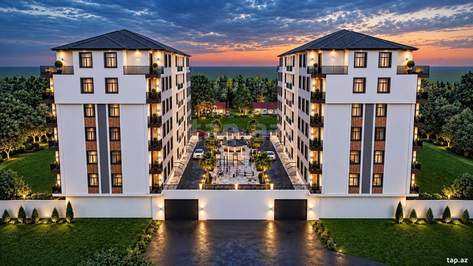 2-otaqlı yeni tikili, Şamaxı r., 35 m²