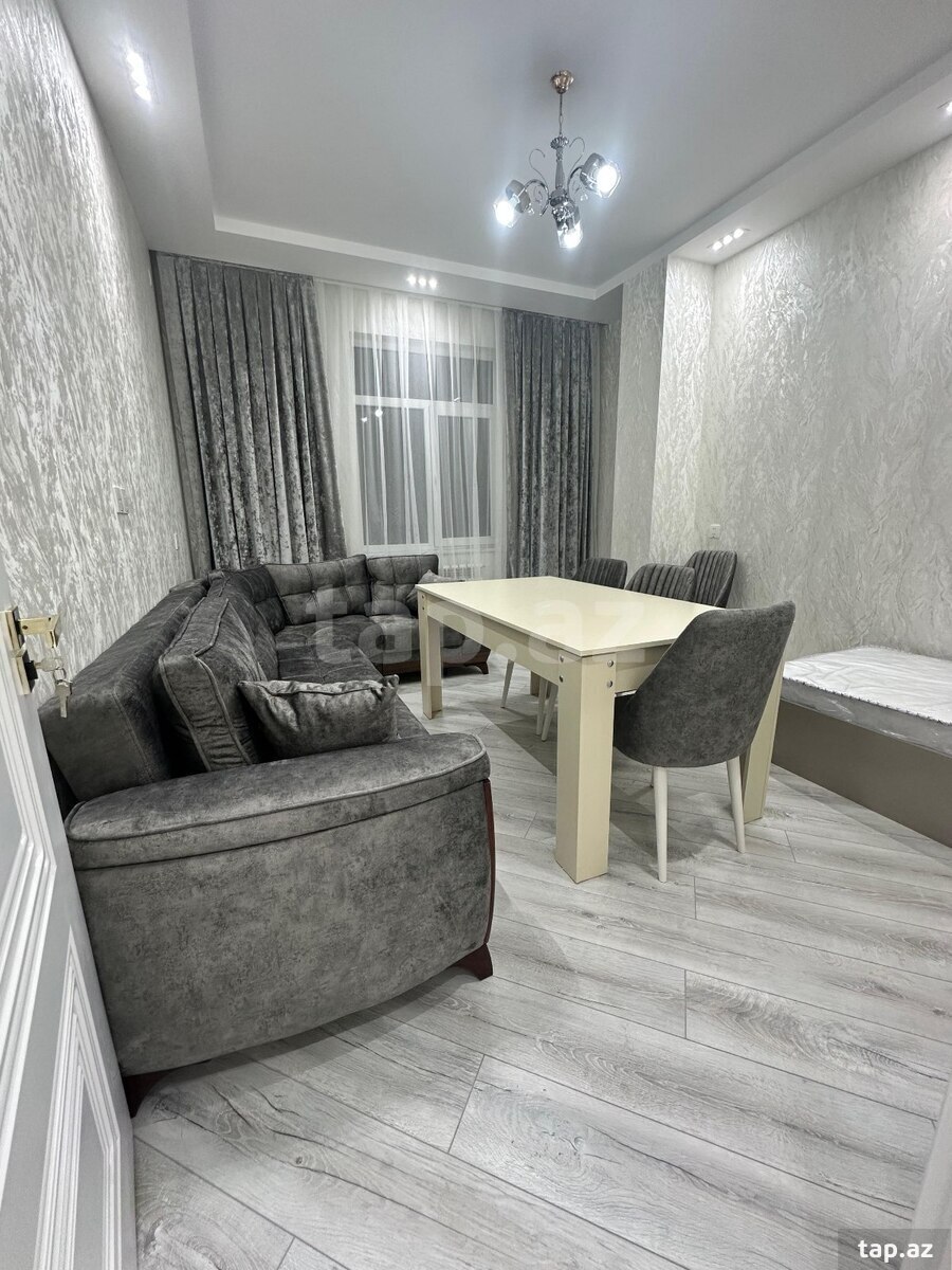 2-otaqlı yeni tikili kirayə verilir, Xırdalan ş., 70 m²