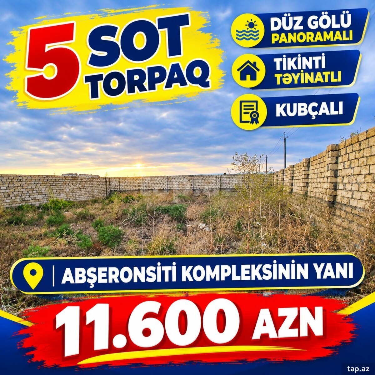 Land for sale, Baku