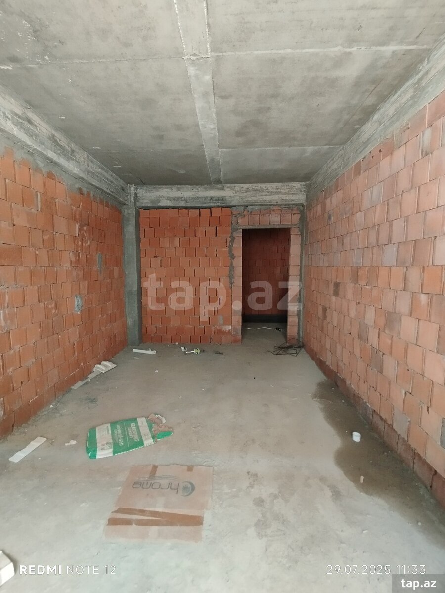 1-otaqlı yeni tikili, Masazır qəs., 54 m²