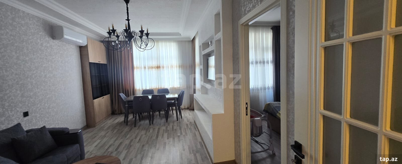 2-otaqlı yeni tikili kirayə verilir, Xırdalan ş., 75 m²
