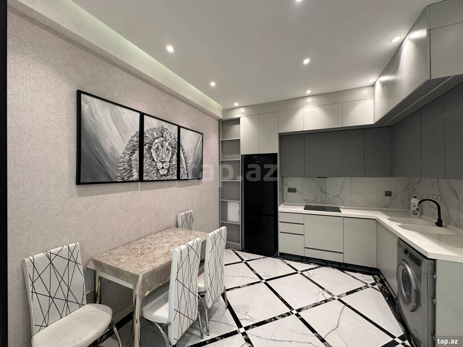 2-otaqlı yeni tikili kirayə verilir, Nəsimi r., 85 m²