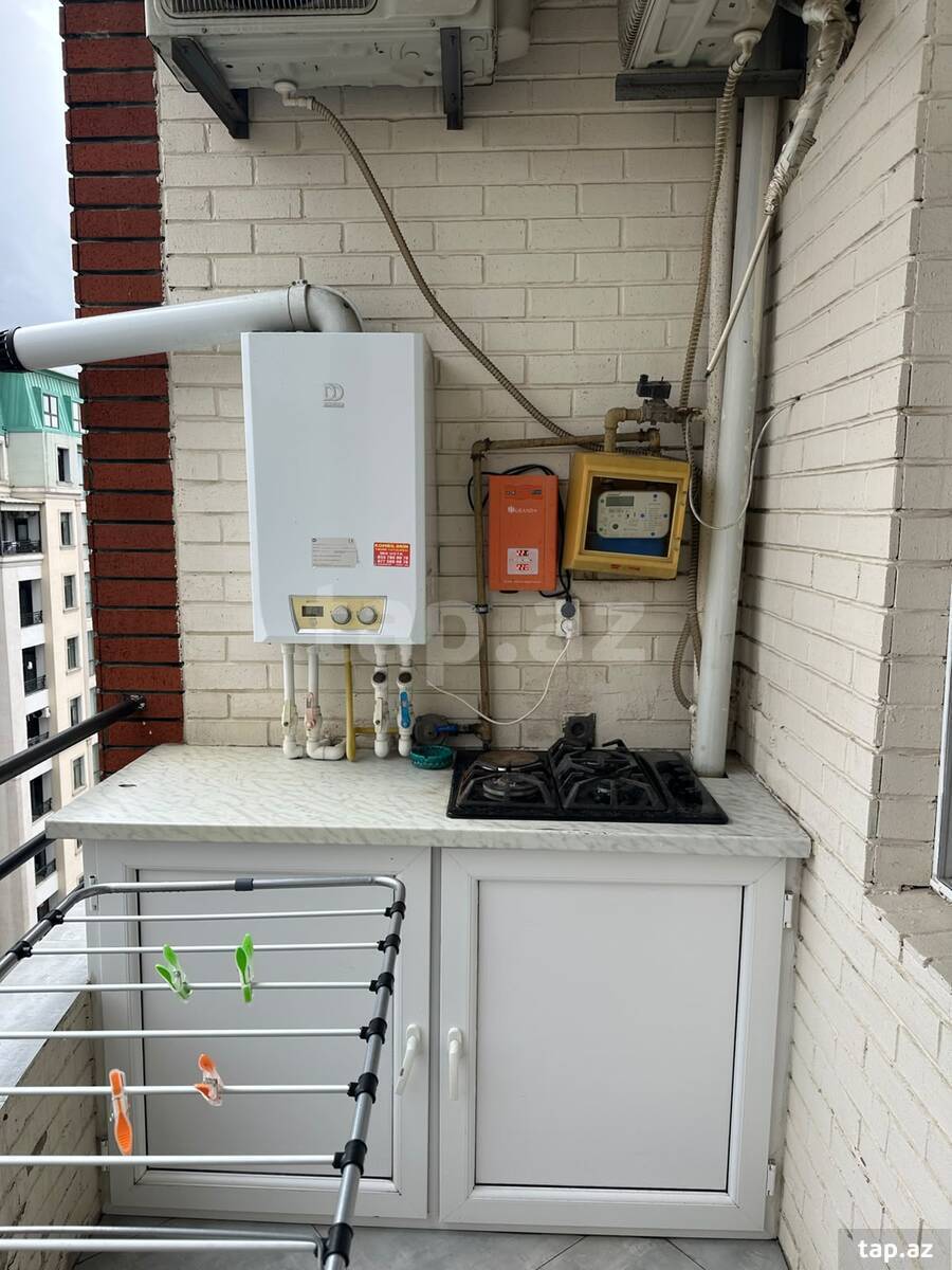 2-otaqlı yeni tikili kirayə verilir, Nəsimi r., 85 m²