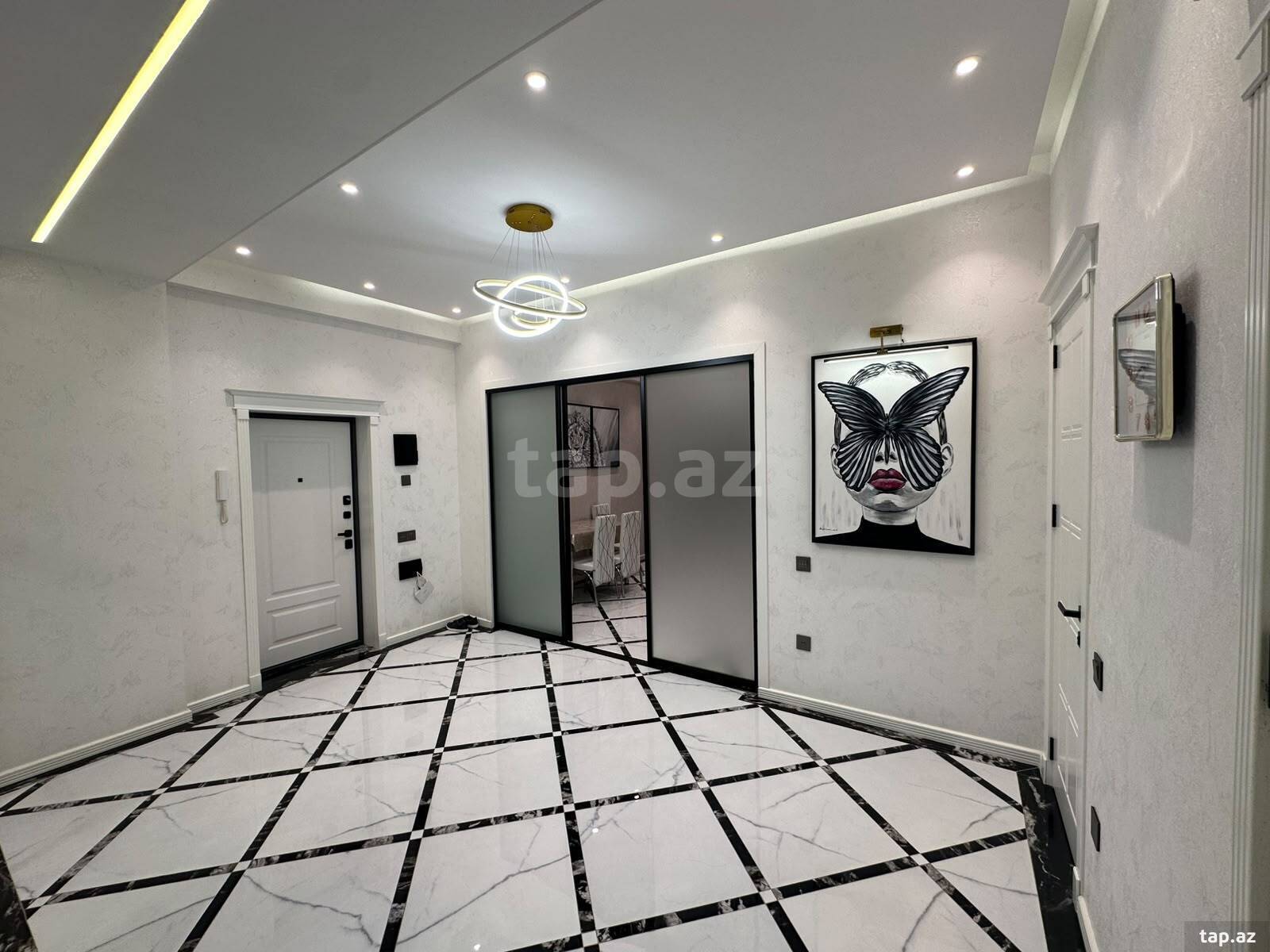 2-otaqlı yeni tikili kirayə verilir, Nəsimi r., 85 m²