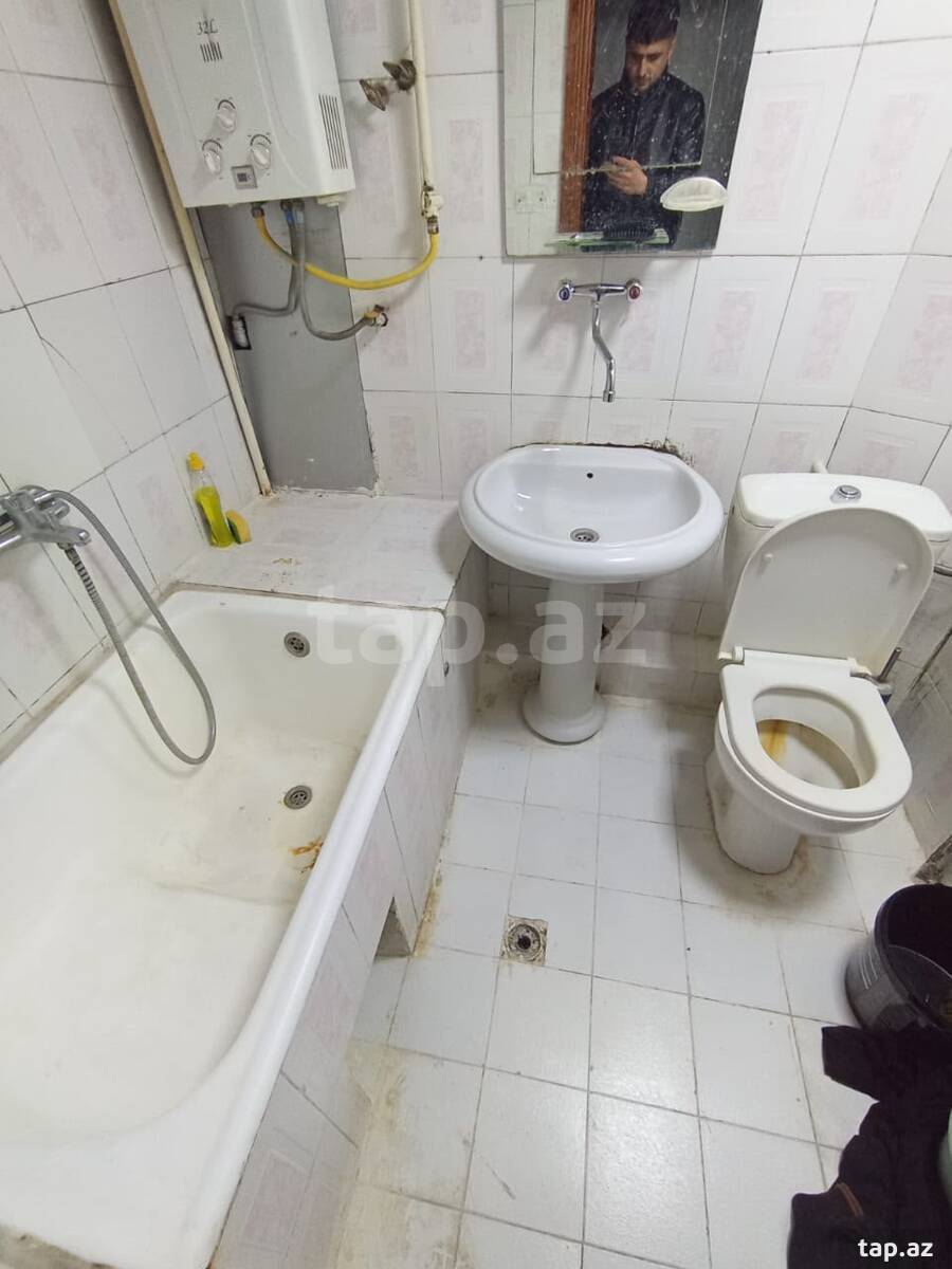 2-otaqlı mənzil kirayə verilir, Nərimanov r., 45 m²