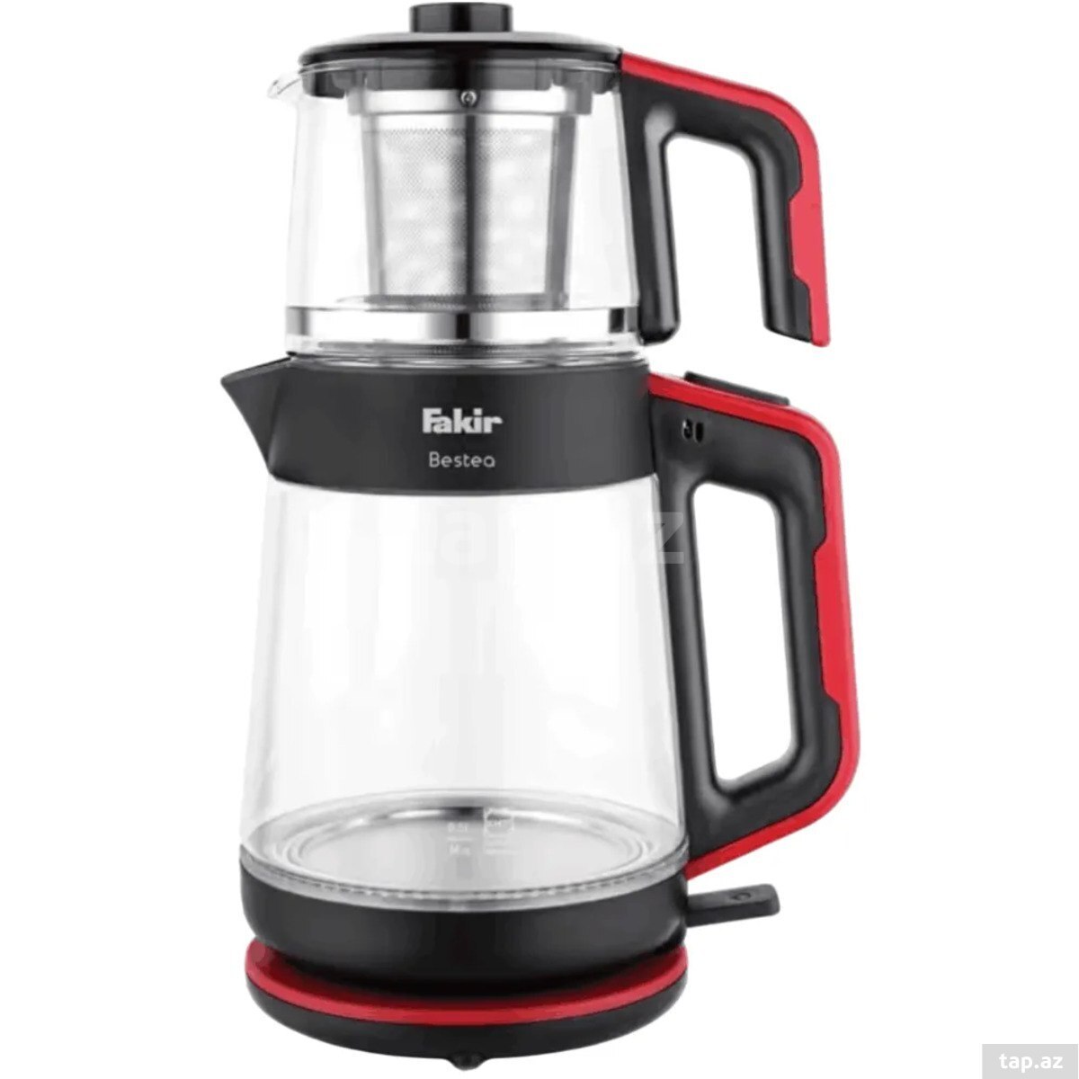Çaydan Fakir BESTEA GLASS Black Red
