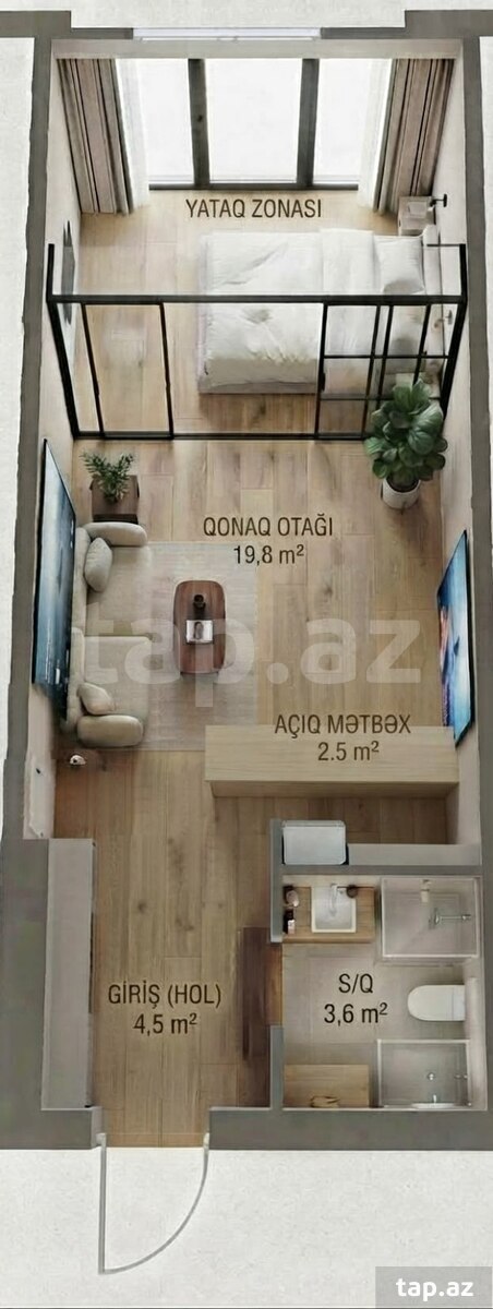 2-комн. квартира на продажу, Хырдалан