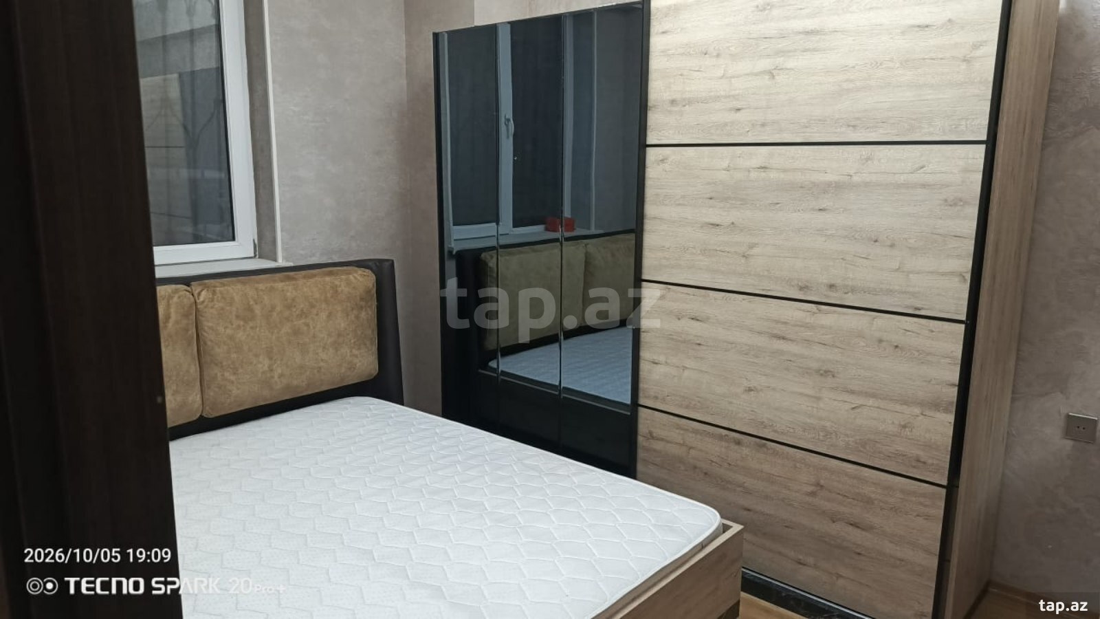 2-otaqlı yeni tikili kirayə verilir, Xırdalan ş., 58 m²
