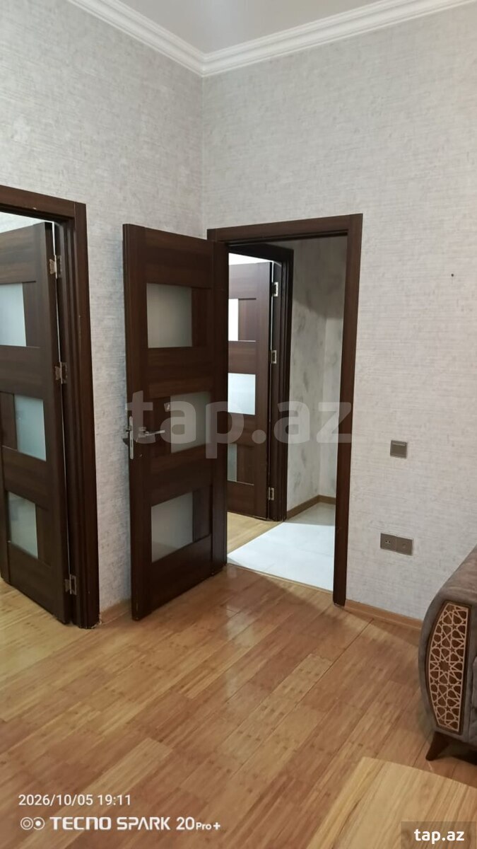 2-otaqlı yeni tikili kirayə verilir, Xırdalan ş., 58 m²