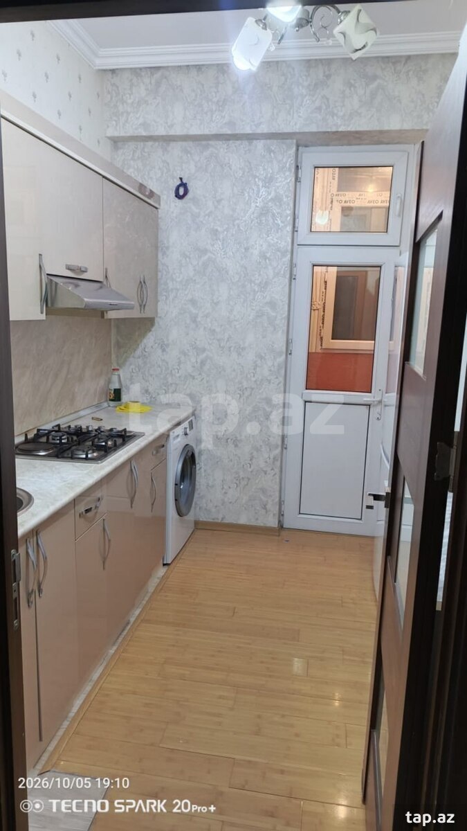 2-otaqlı yeni tikili kirayə verilir, Xırdalan ş., 58 m²