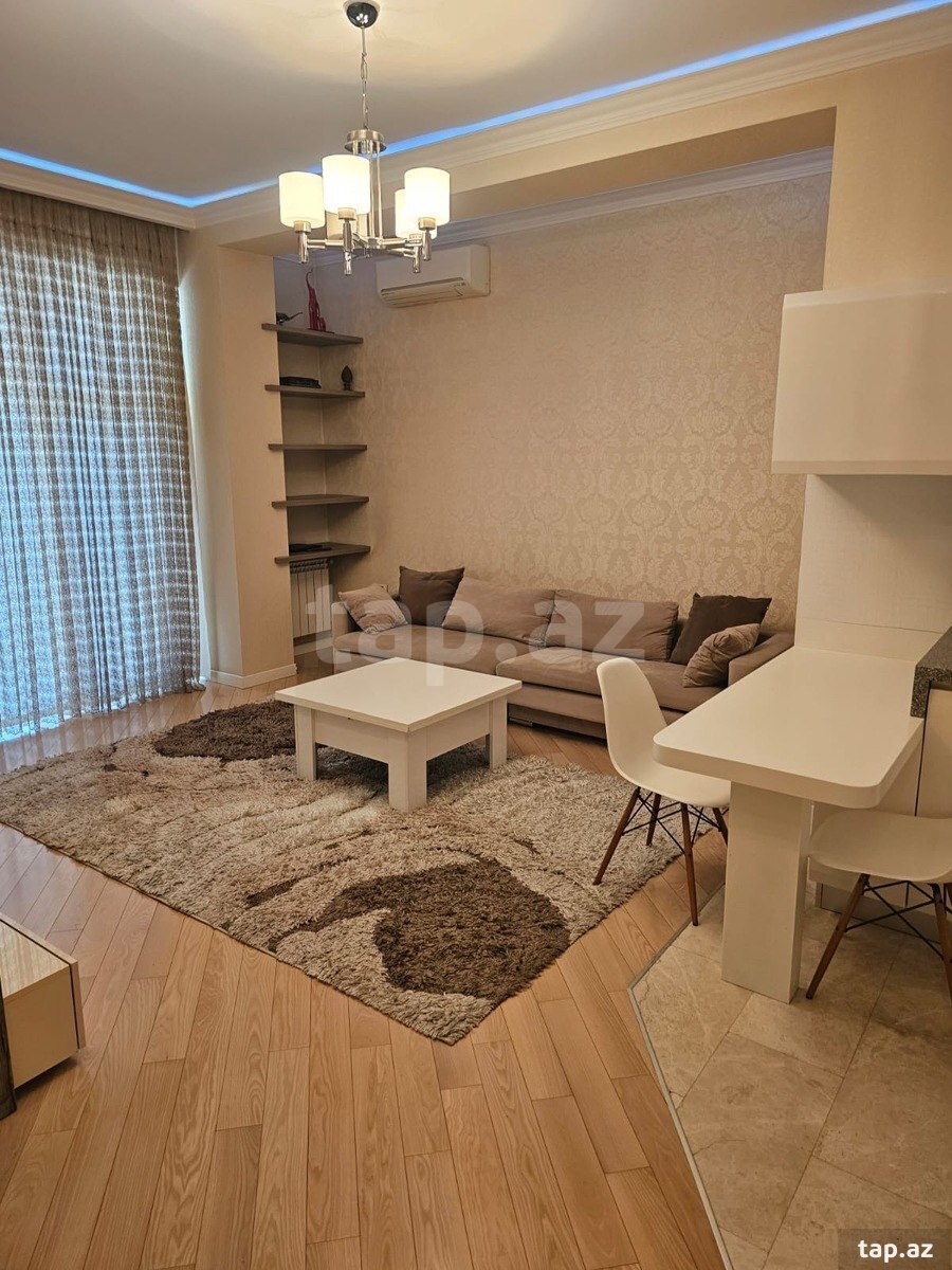2-otaqlı yeni tikili kirayə verilir, Xətai m., 70 m²