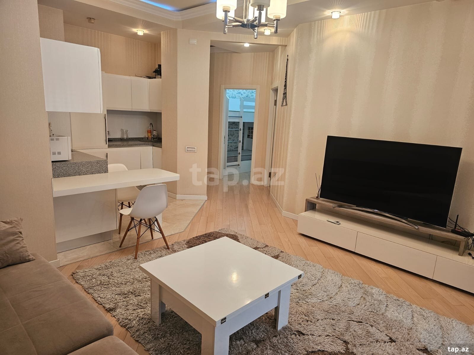 2-otaqlı yeni tikili kirayə verilir, Xətai m., 70 m²
