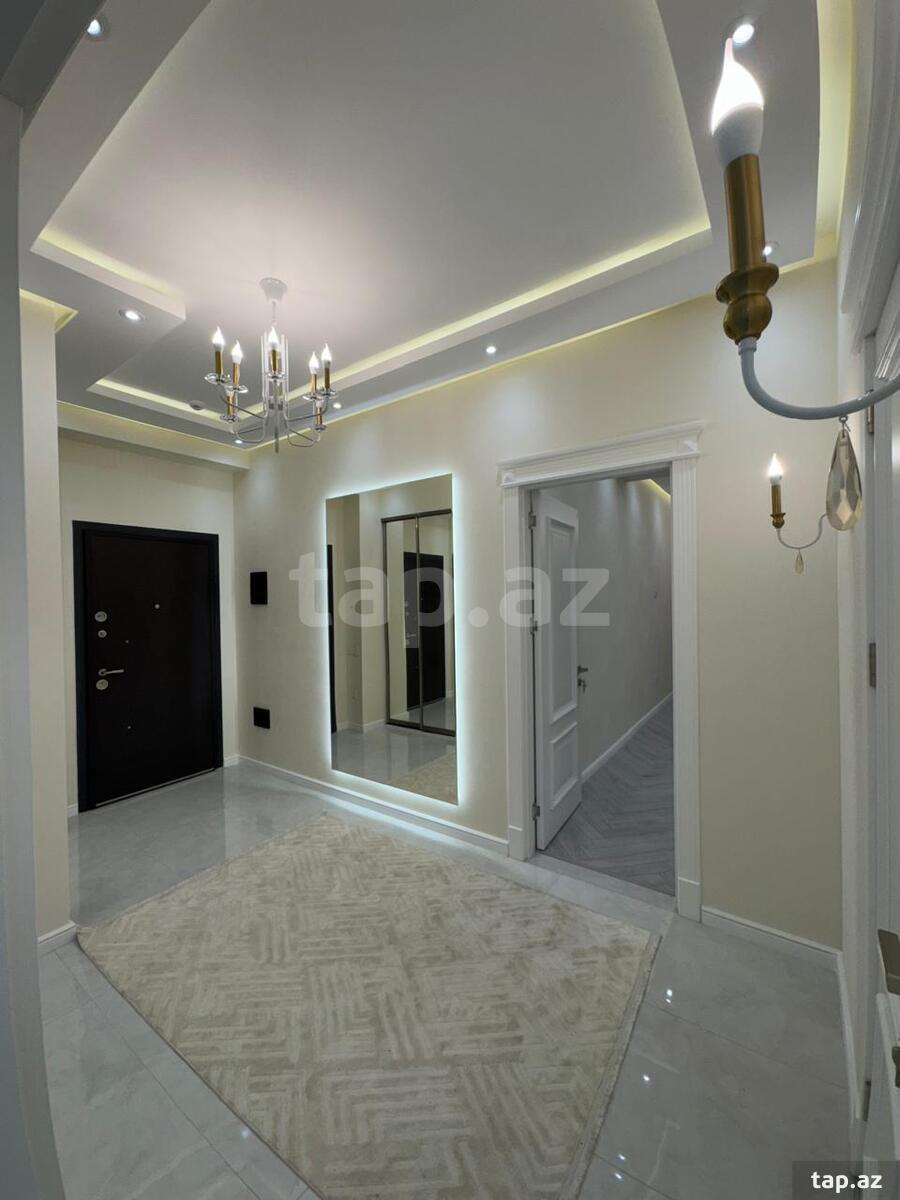 3-otaqlı yeni tikili, Nəsimi r., 99 m²