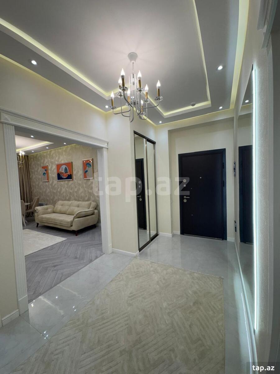 3-otaqlı yeni tikili, Nəsimi r., 99 m²