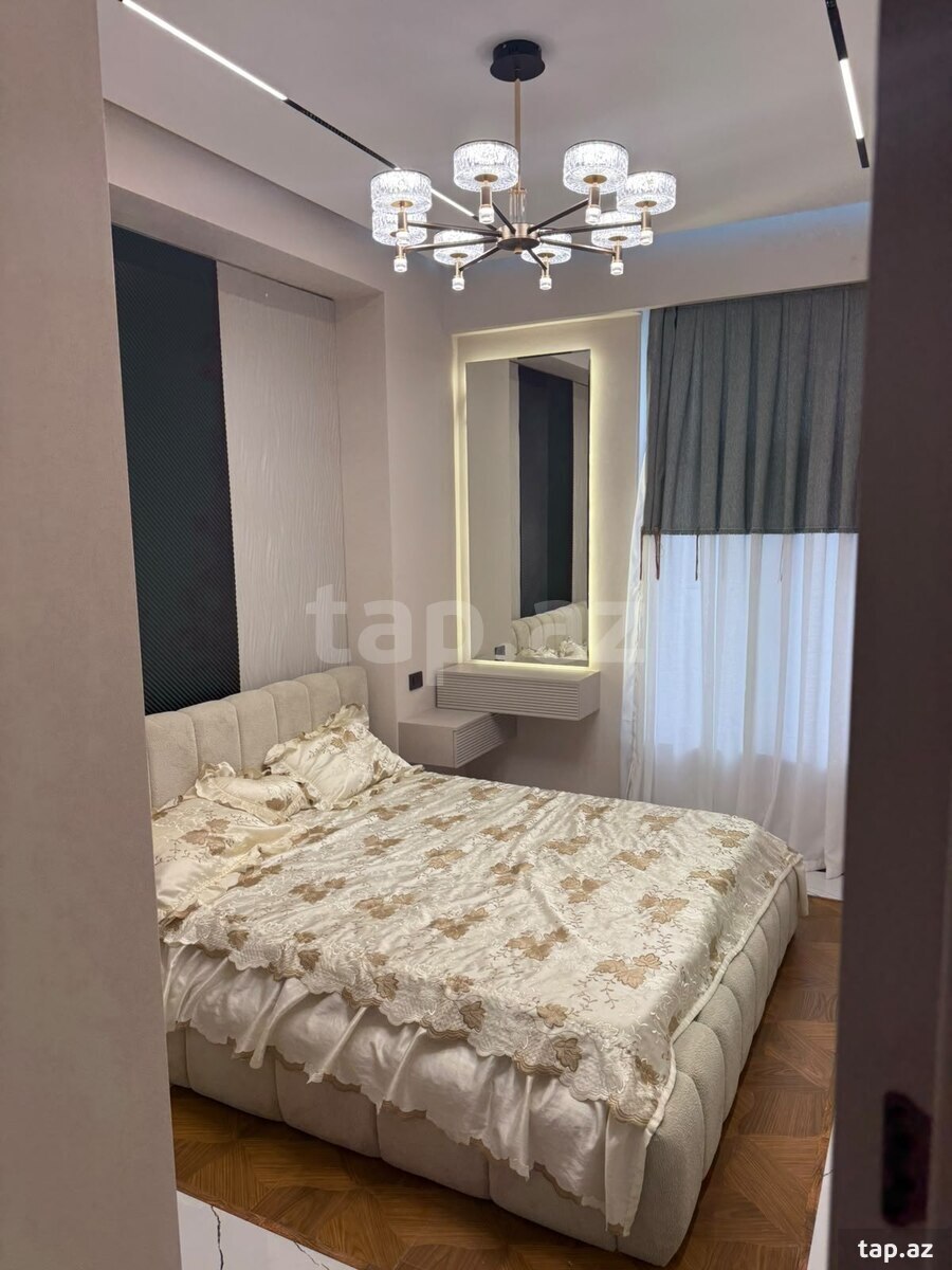 2-otaqlı yeni tikili, Yasamal r., 90 m²