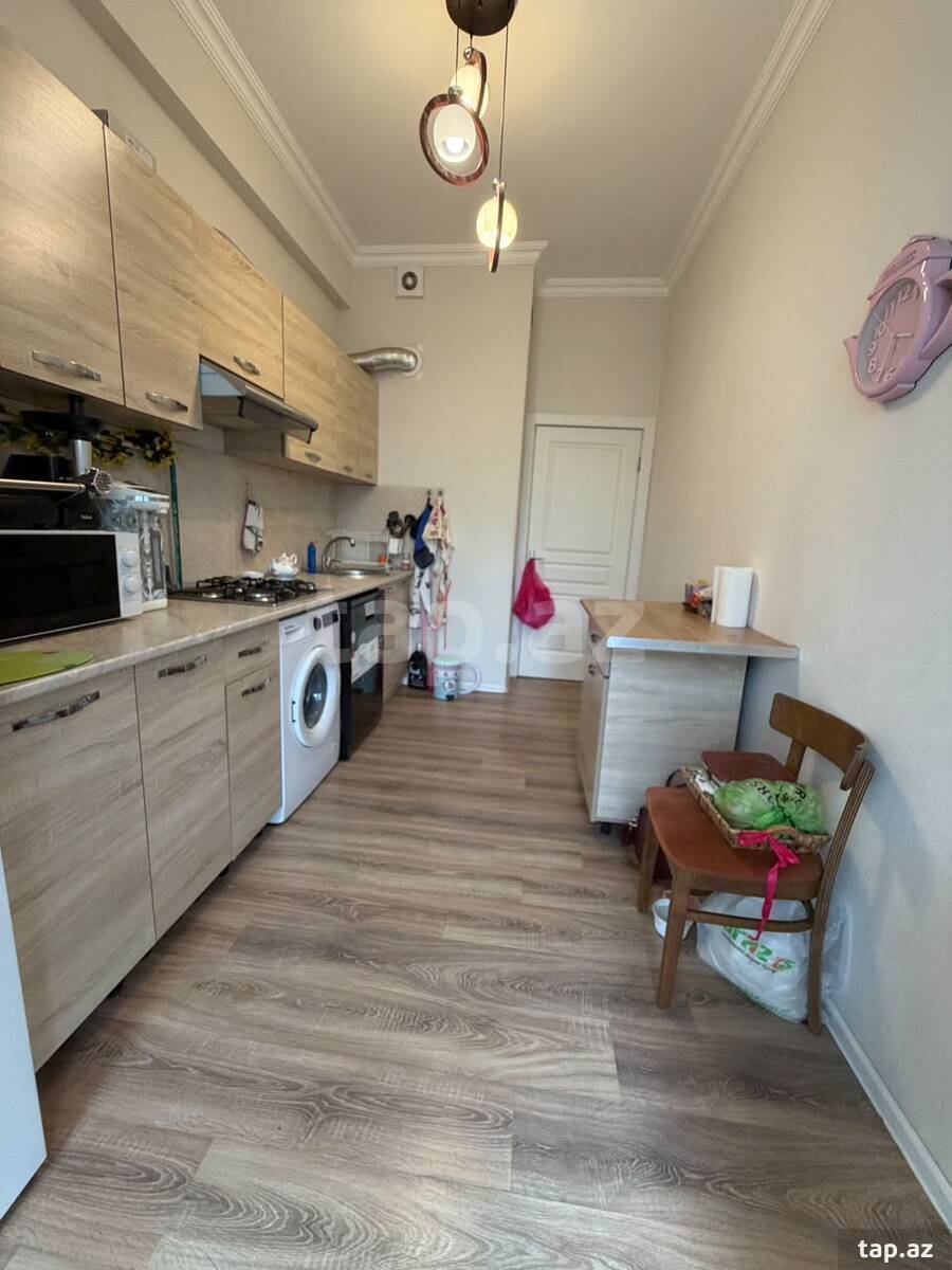 3-otaqlı yeni tikili, Yasamal r., 90 m²